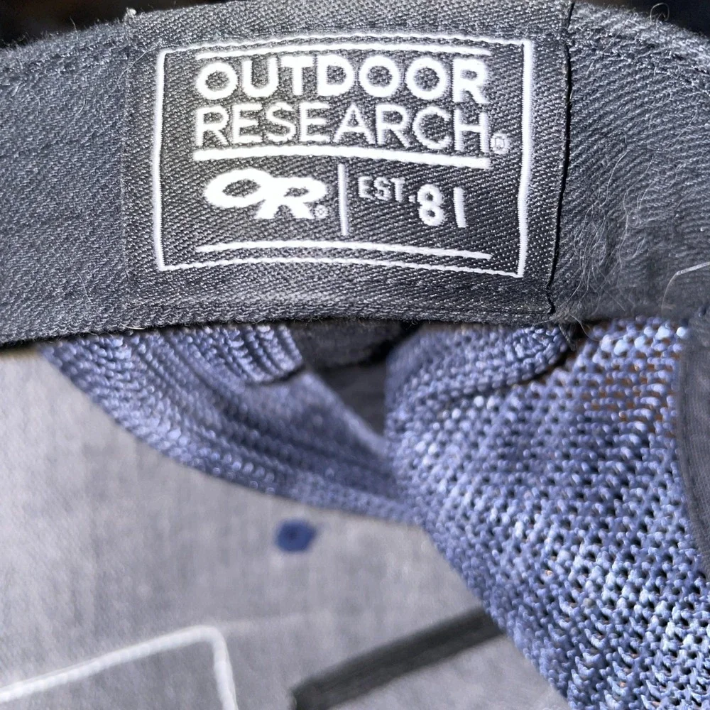 Outdoor Research Trucker Hat Bigfoot Patch‎ Navy Mesh Snapback